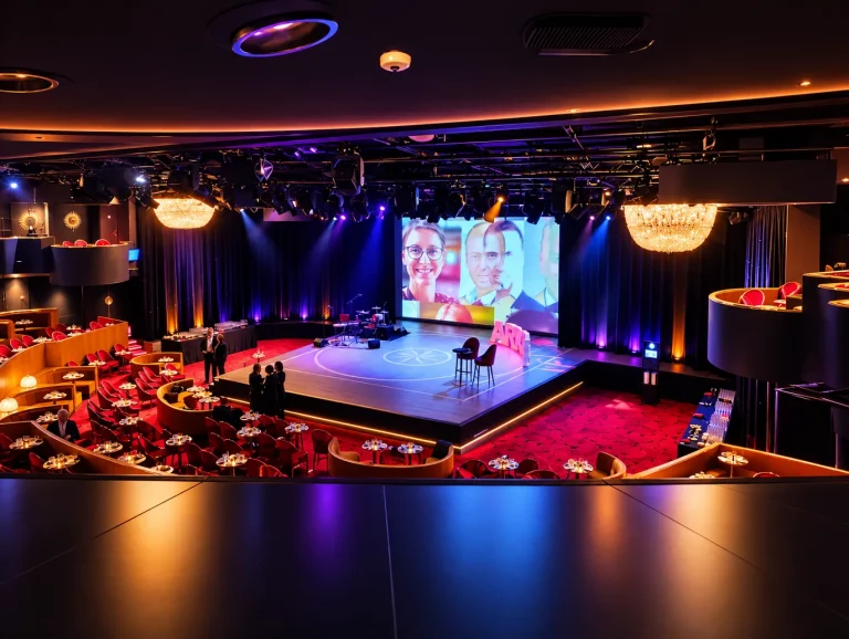 Photobooth dans une salle de concert